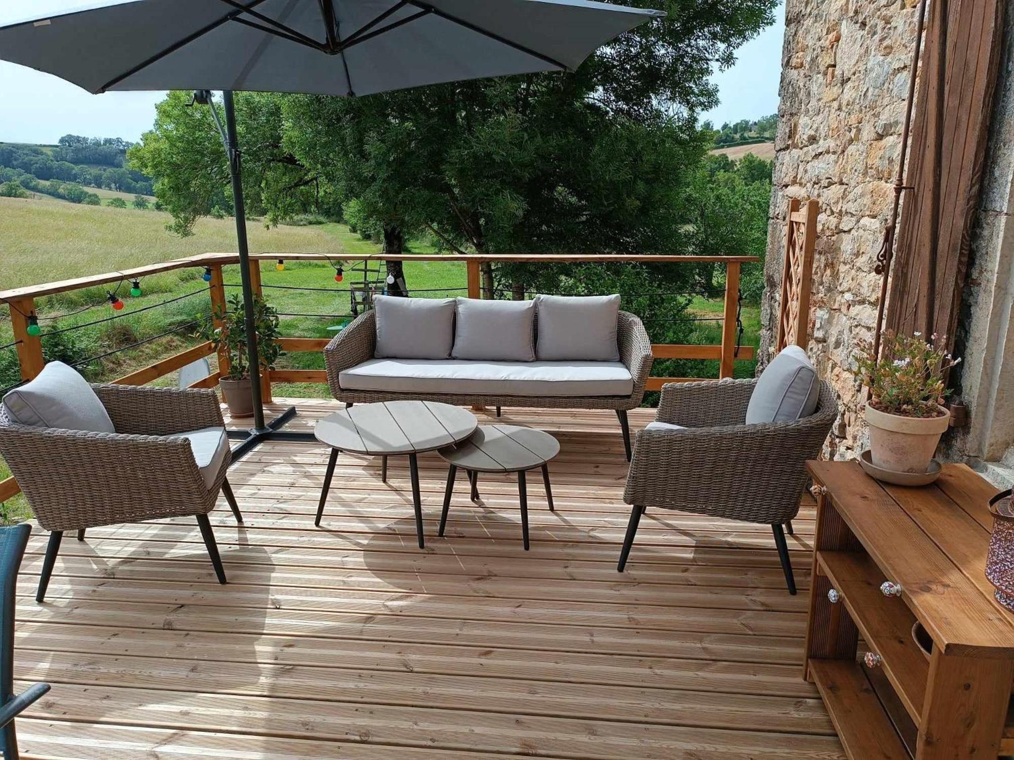 Bed and Breakfast La Prade Basse 82 Saint-Antonin Esterno foto